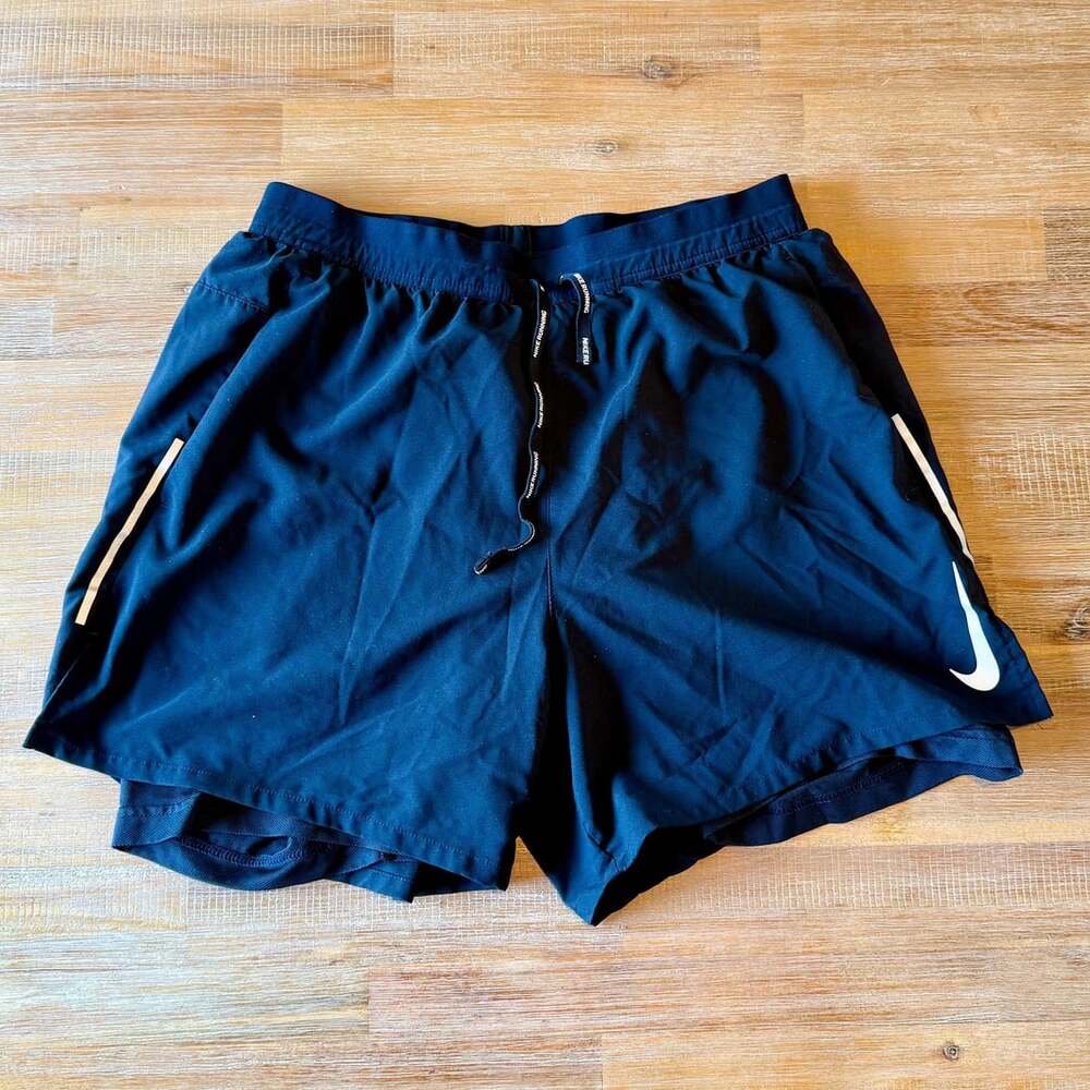 Nike Dri-FIT Stride 2-In-1 Running Shorts Black Size M